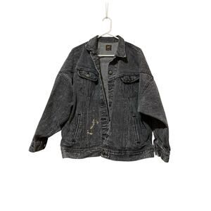Vintage Lee Riders Women's Denim Jacket 2XL(?) 48” Chest‎ Jean, Trucker USA Made